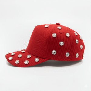 Sunflower Rhinestones | Red Cap