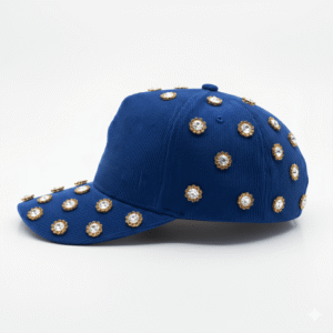 Sunflower Rhinestones | Royal Blue Cap